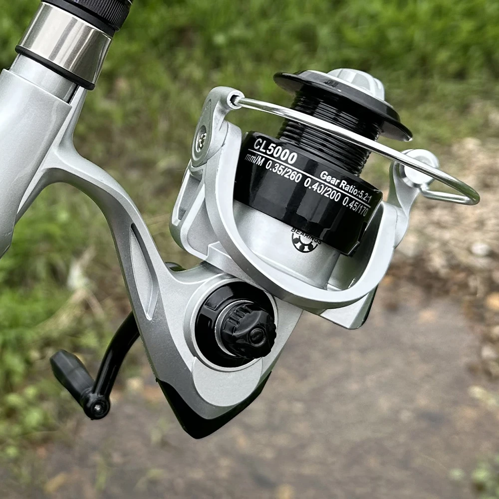 Spinning Fishing Reel 10kg Max 13BB Ball Bearings 5.2:1 Gear Ratio 2000-7000 For Perch Bass and Pike All Water spinning fishing reels,fishing reels