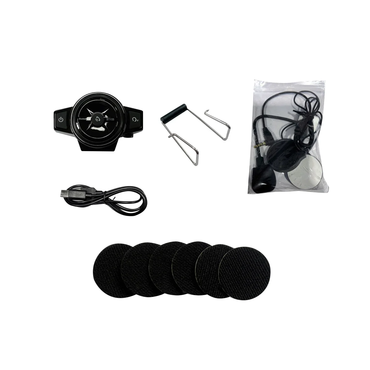 

Гарнитура для мотоциклетного шлема Bluetooth 5,0, гарнитура внутренней связи, музыкальная гарнитура, велосипедные звонки, гарнитура громкой связи, водонепроницаемая гарнитура