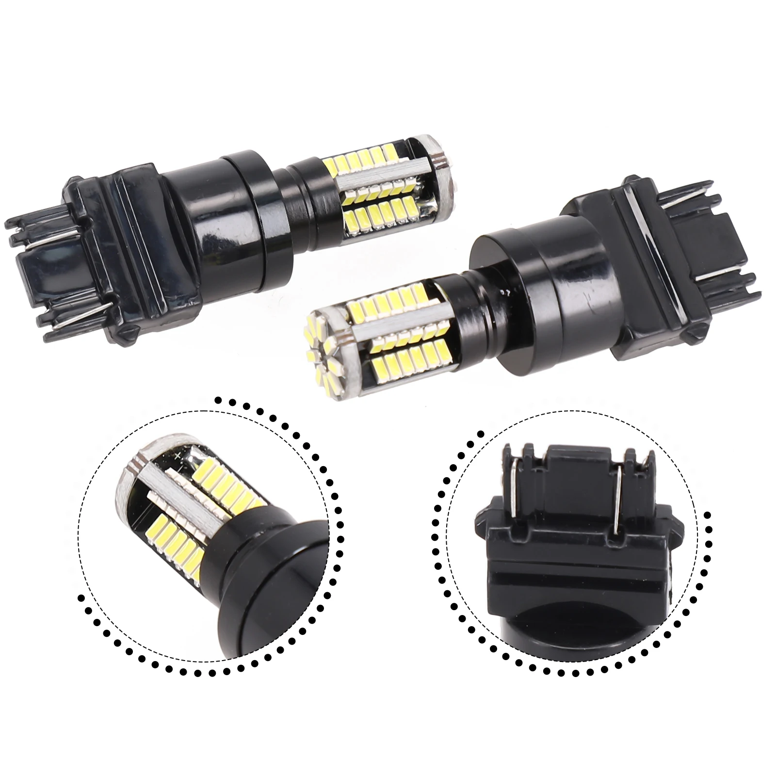 

Improved Driving Experience For GMC Sierra 1500 2500 HD 9906 Fog Lights 3157 White LED Daytime Running Light DRL Bulbs
