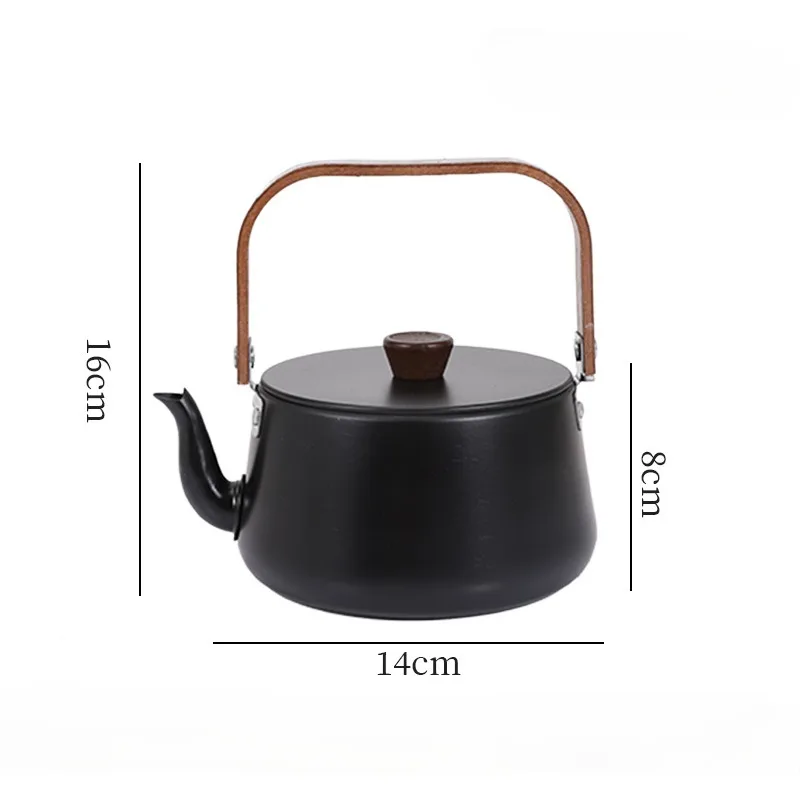 Camping Cookware Camping Cookware Set Coffee and Tea Kettle Outdoor Aluminum Alloy Kettle Portable