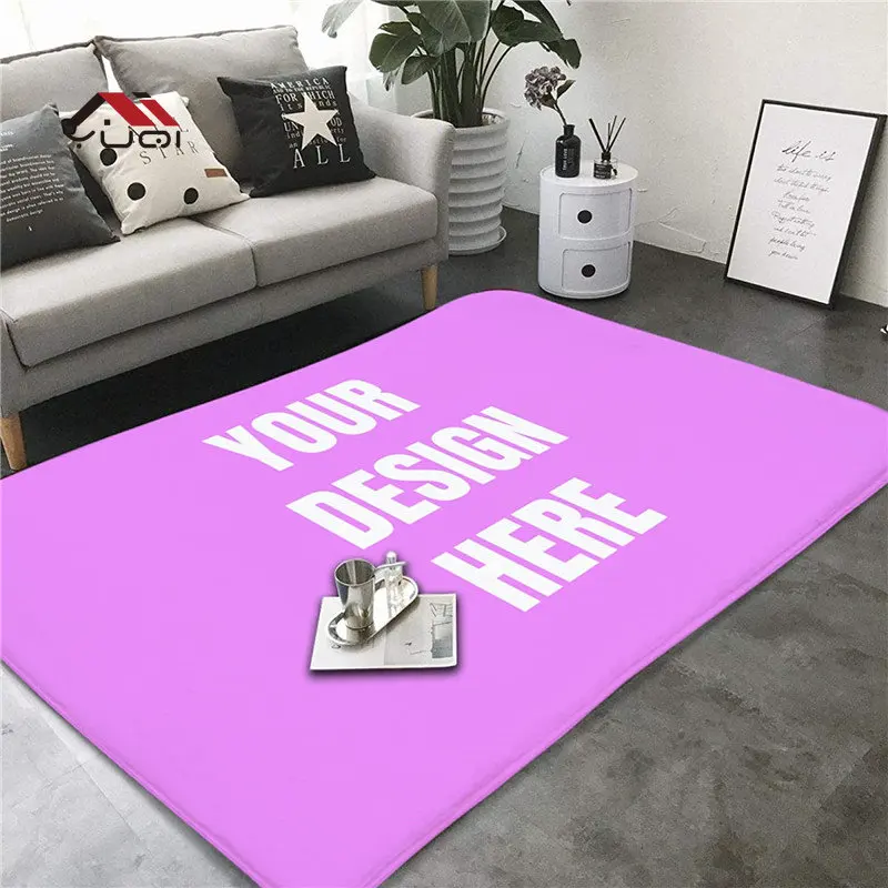 Custom Rug Personalized Add Your Own Logo Image Text Photo Area Carpet