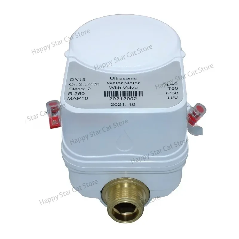 Wireless ZIGBEE Water Flow Monitor and Water Shutoff in 3/4 inch Smart Ultrasonic Meter