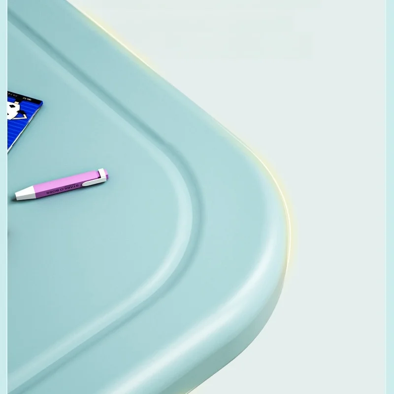 Children's Desk and Chair Plastic Minimalist Writing Desk and Chair Set Children's Homework Assemble Kid Table