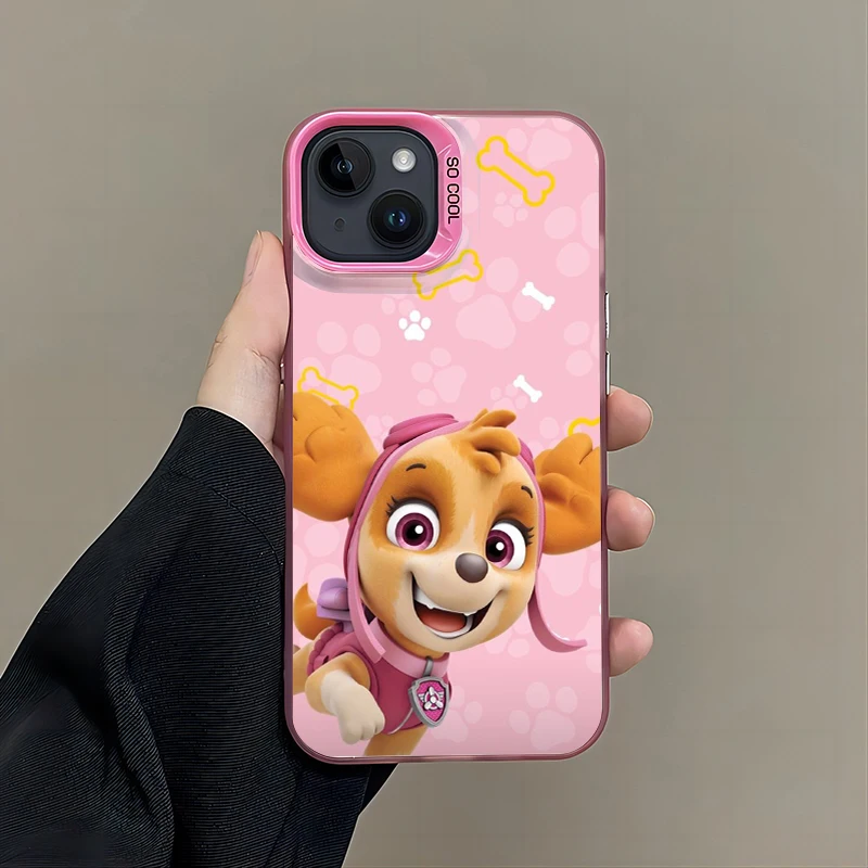 Paw Cartoon Animal Patrols Candy Matte Shockproof Phone Case