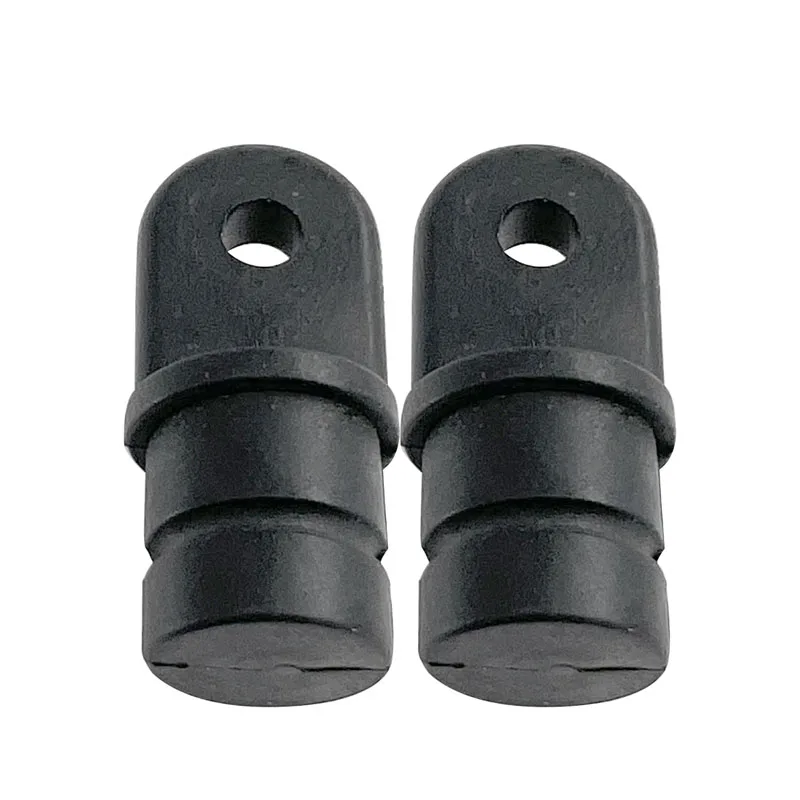 rope self locking rope 2pcs black boat clam cleat cord lock nylon screw bolt diameter 3mm for marine accessories 2Pcs Marine Boat Black Nylon Bimini Top Canopy Cover Fitting 19mm 3/4