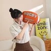48cm Sports Ball Plush Pillow Stuffed Soft Seat Cushion Decorative Volleyball Rugby Table Tennis Basketball Golf Billiards Gift 3