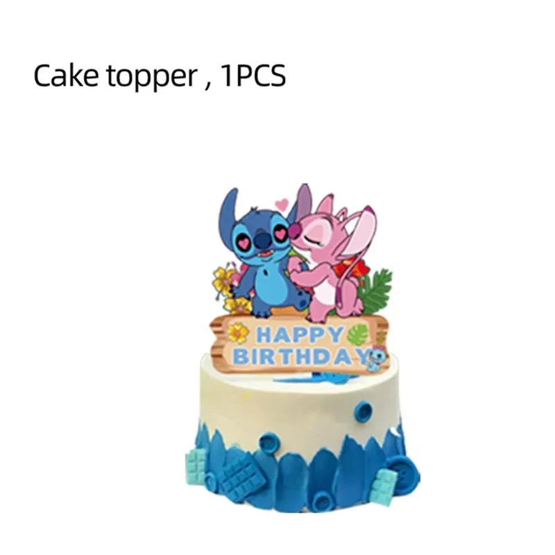 Lilo & Stitch Taart Toppers - Set van 1/25 stuks