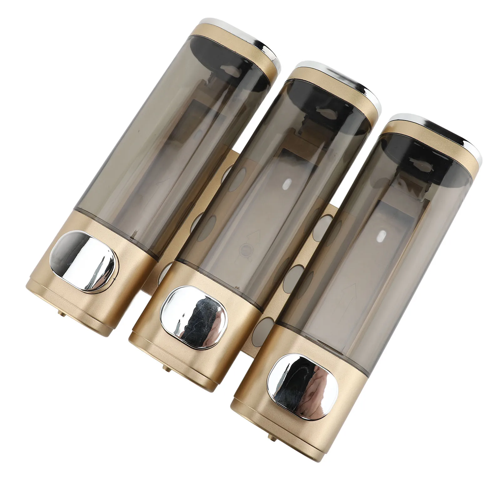 Liquid Soap Dispenser 300ml Leakproof 3 in 1 Wall Mount Press Liquid Dispenser ABS Reusable Transparent for Bathroom 5