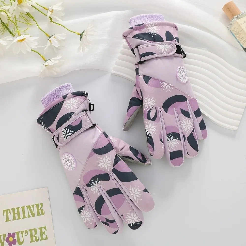 New Waterproof Ski Gloves Windproof Cycling Mittens Touchable Screen Warm Windproof Coldproof Gloves for Outdoor Cycling Skiing