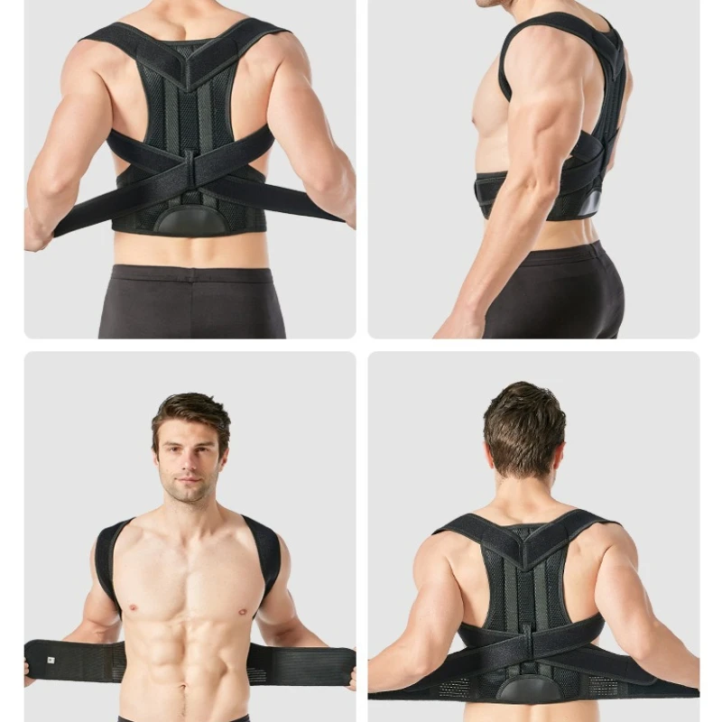 New Upper Back Posture Corrector Posture Clavicle Support Corrector Back Straight Shoulders Brace Strap Correctpor