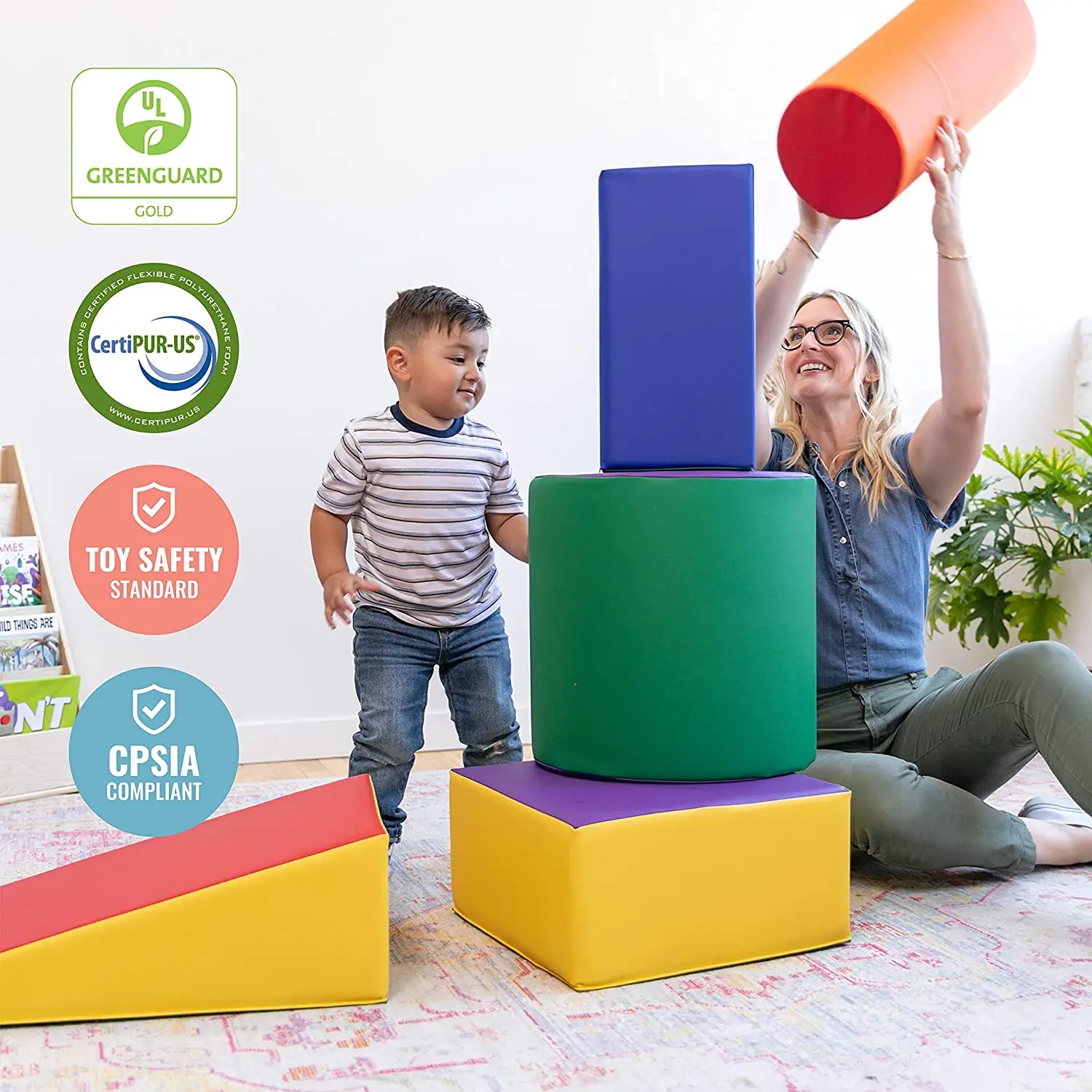 s Soft Play Foam Building Blocks Kids Indoor Playground Toys Children Play Area Soft Blocks Set