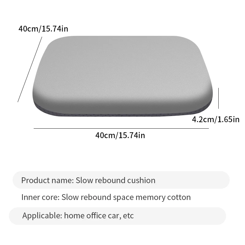 Ergonomic Memory Cotton Office Student Seat Cushion Hemorrhoid Cushion Prolonged Sitting God Tool 2