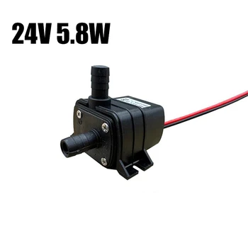 ปั๊มน้ำสำหรับตู้ปลา4.8W 5.8W/H, ปั๊มน้ำสำหรับบ่อปลาแบบเงียบ DC 12V 24V 9