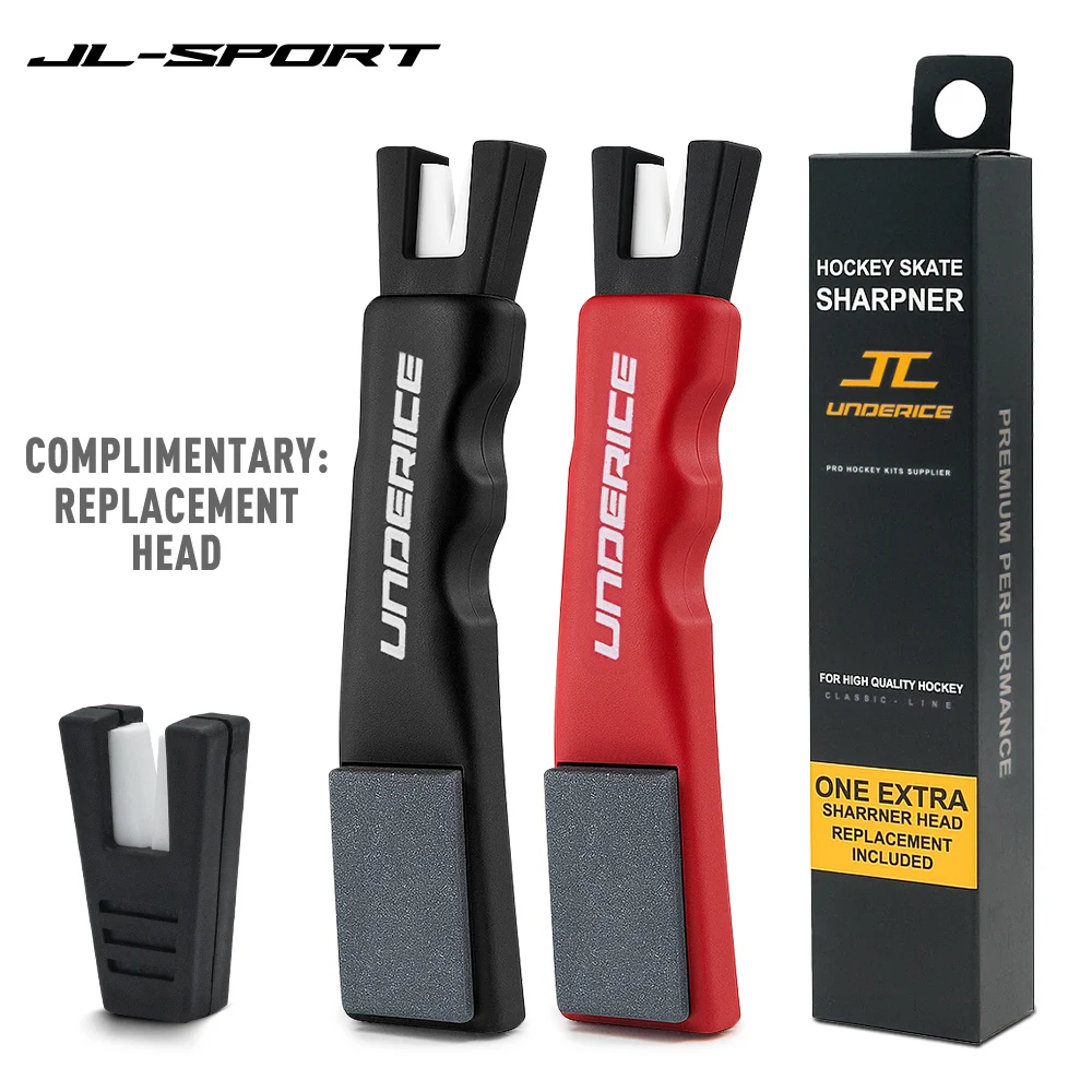 Affûteur de patins à glace PRO, affûteur manuel pour hockey sur glace, accessoire de hockey, pierre d'affûtage de lame de patinage artistique, tête de remplacement