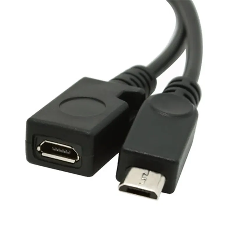 OTG Adapter 2 in 1 OTG Adapters Micro USB Male Female to USB Female Cable OTG Adapter for Andriod Phone