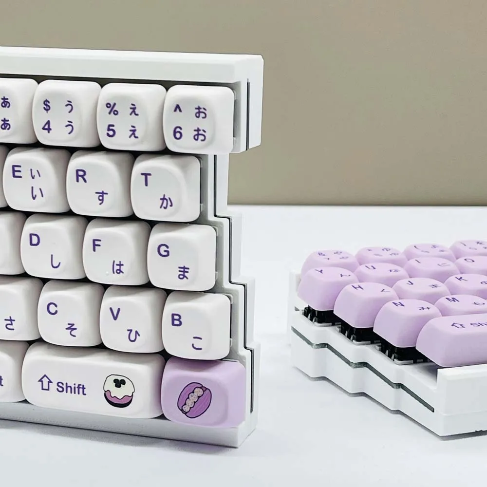 W64 分割人間工学メカニカル キーボード 2.4G ワイヤレス ホット