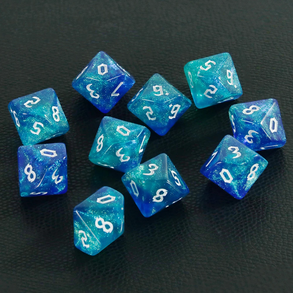 Polyhedral D20 Dice Set For D&D – 35 Dice With Bag & Play Mat - View #8
