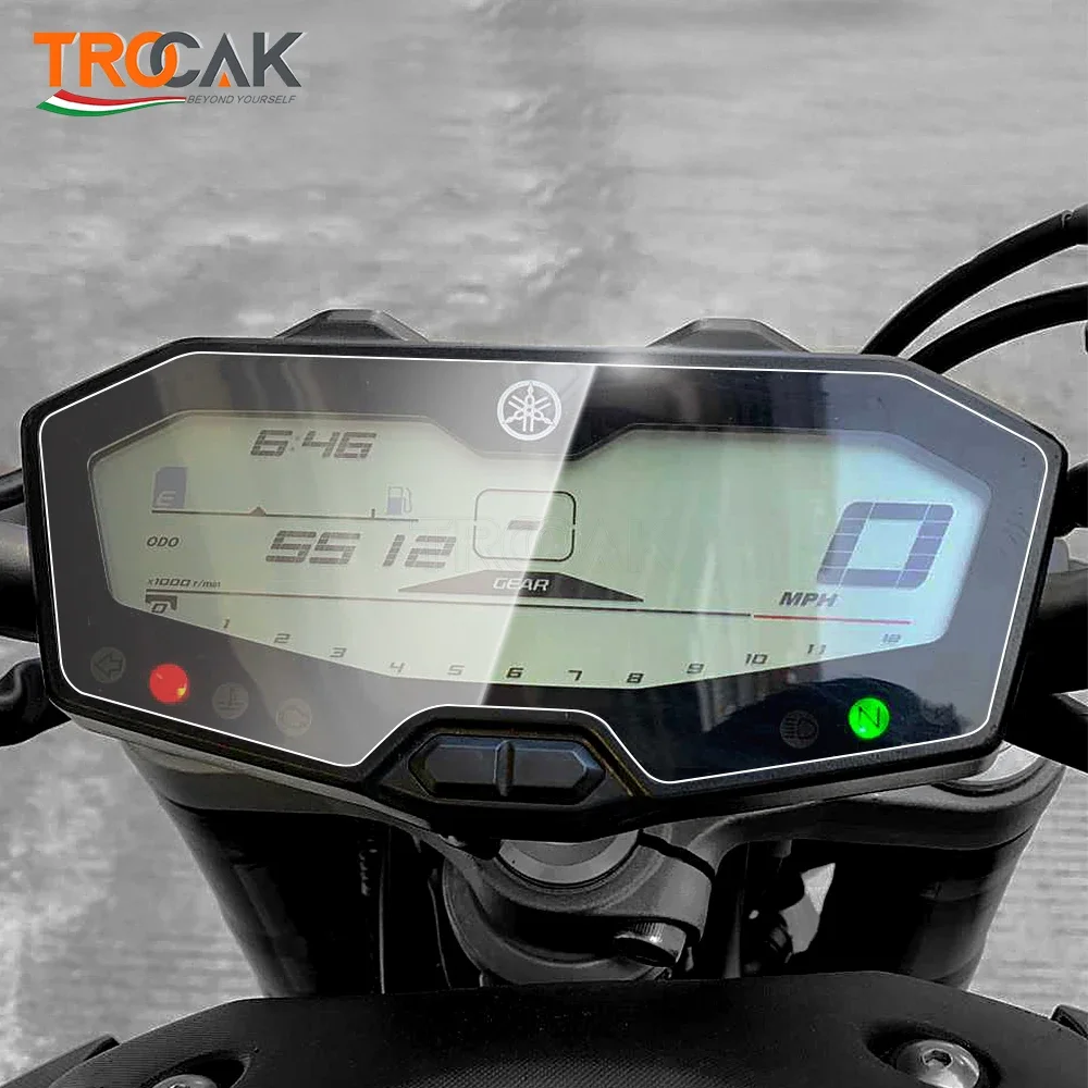 Motorcycle Cluster Scratch Protection Film Instrument Dashboard Sticker for Yamaha MT 07 MT-07 FZ07 FZ-07 Tracer 700 2014- motorcycle screen protector