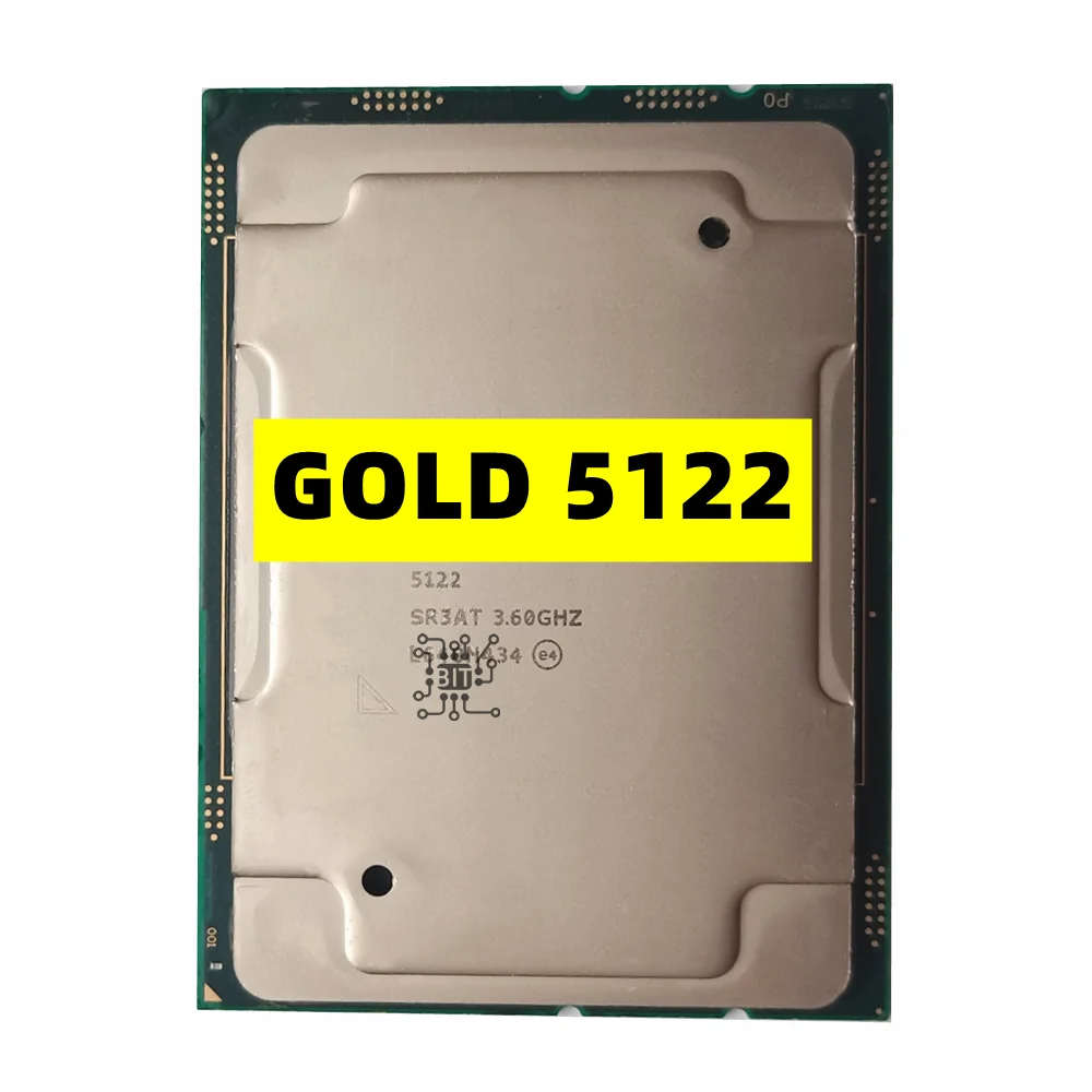 

Xeon GOLD 5122 SR3AT 3.6GHz 16.5 MB Smart Cache 4-Cores 8-Thread 105W LGA3647 CPU Processor GOLD5122 Free Shipping