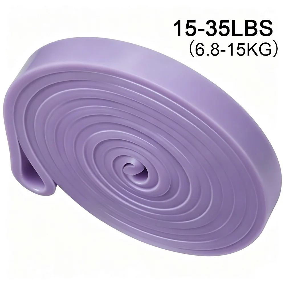 Deluxe Heavy-Duty Elastic Fitness Resistance Band for Intense Pilates and Sculpting Workouts