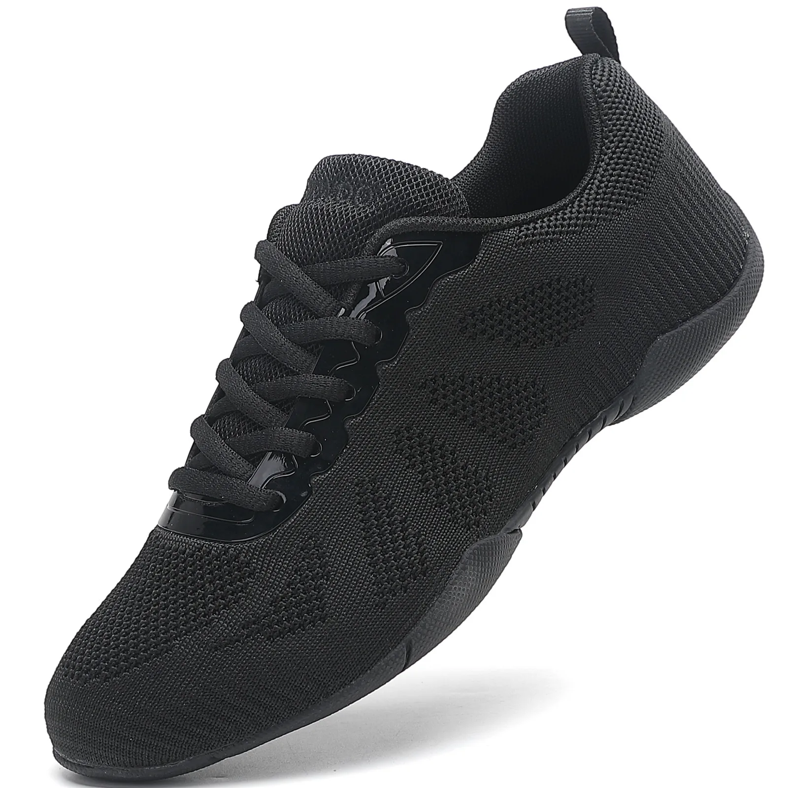 Women Dance Shoes Women White Cheer Shoes Girls Black Cheerleading Dance Shoes Youth Breathable Cheerleading Team Training Competition