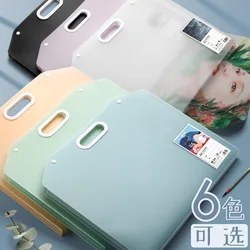 New A3 4k Art Sketch Paper Storage Painting Bag Waterproof Handbag Photo Album Storage This Art Painting Folder Data Storage Box