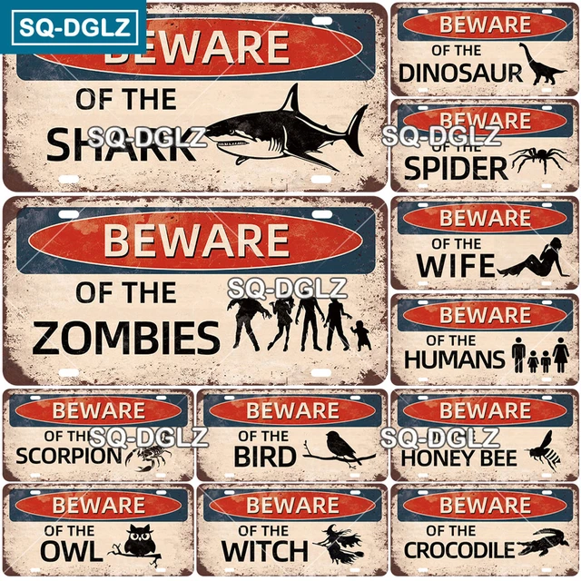 Beware Of Shark Signs