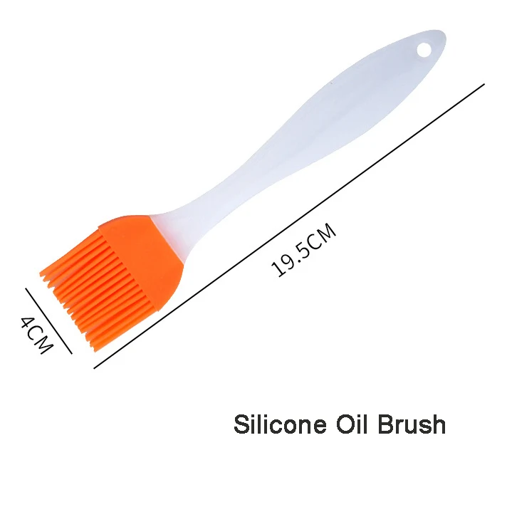 Silicone oil brush