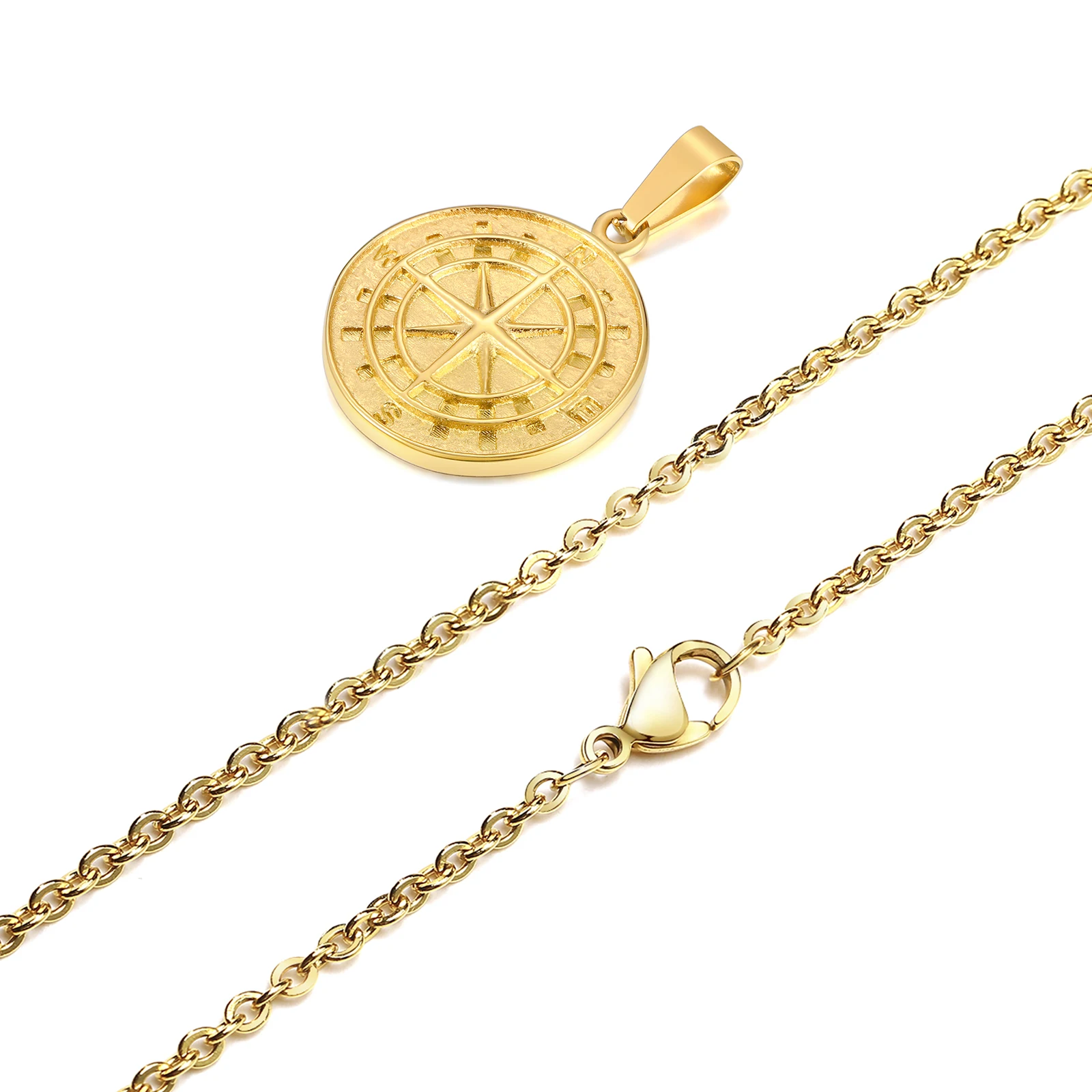 Collana Bussola Con Cuore, Collana N Argento Fatta A Mano Con Bussola - Foto 9