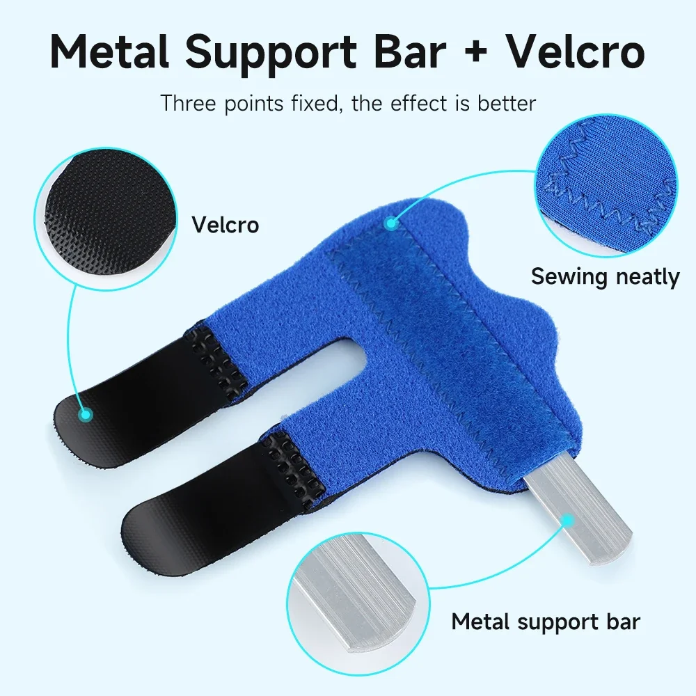 Corrector Aluminium Finger 1Pcs Pain Relief Splint Fracture Protection Brace Support With Fixed Tape Bandage