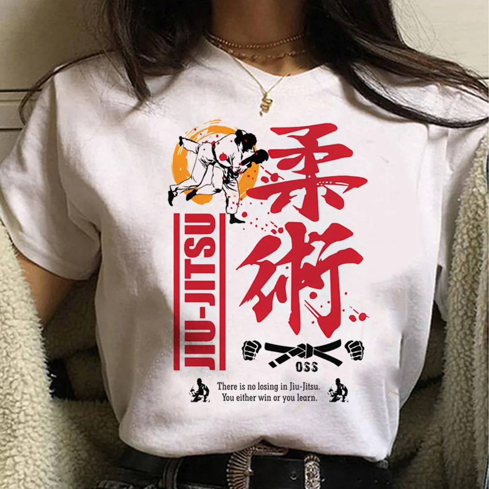 

Bjj Jiu Jitsu t shirt women Japanese harajuku t-shirts girl 2000s clothes