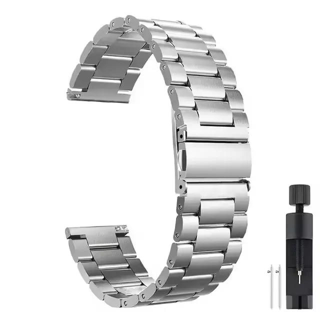 Elegant Stainless Steel Metal Wristband Bracelet