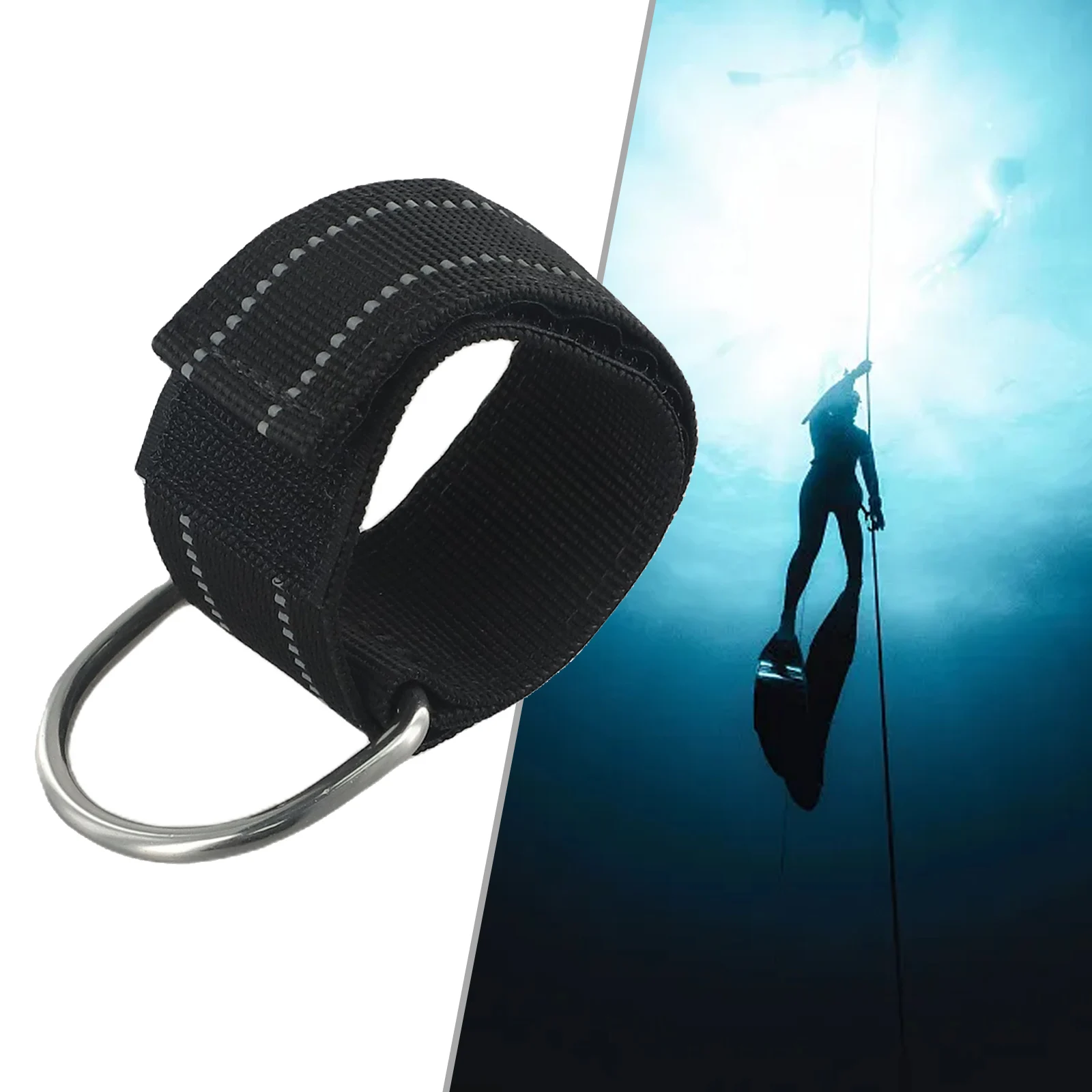 

Scuba Diving Wrist Strap Wristbands Free Diving Hanging Lanyard Safety Ropes Swimming Accessories Underwater Sports