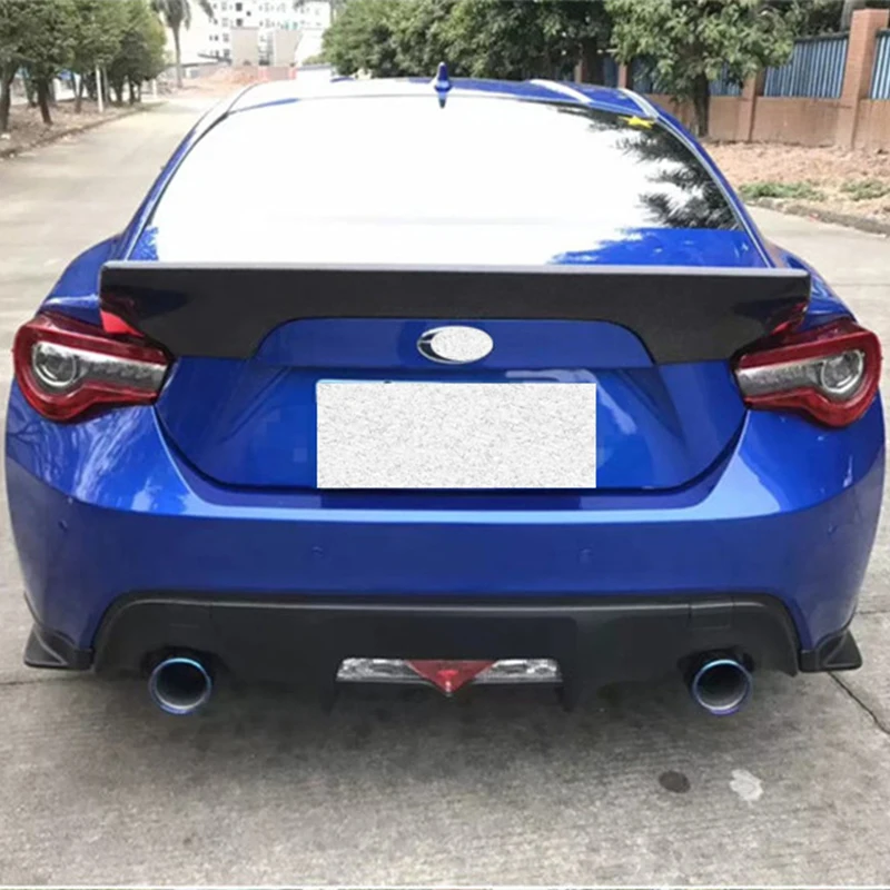 

Спойлер из настоящего углеродного волокна для старого крыла Toyota GT86 Subaru BRZ, автомобильный багажник, задняя губа, задний хвост, аксессуары для крепления на 2012-2017 год