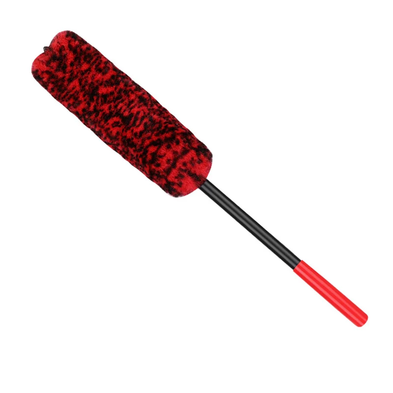 Car Wheel Woolies Plush Soft Alloy Wheel Cleaning Brush Detailing Brushes  For Auto Motorcycle Maintenance Care Clean Tool