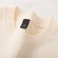 600grams 100% Cotton Men Oversized Heavyweight T Shirt Summer Women Short Sleeve Top Casual Men's Tees - Image 5