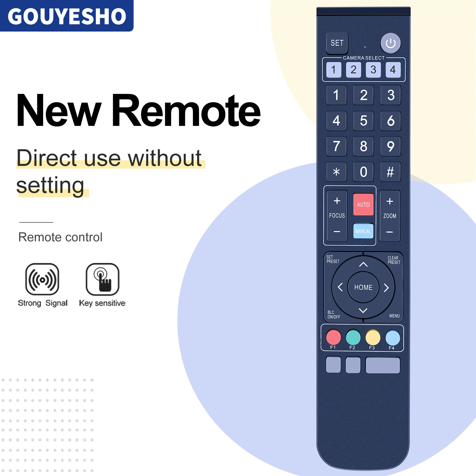 Nuovo Ir Remote Control Camera Video Per Avonic Ikan Ir Ottica Ptz Camera Jimcom Boom Marshall Avmatrix Zeegoo Panasonic