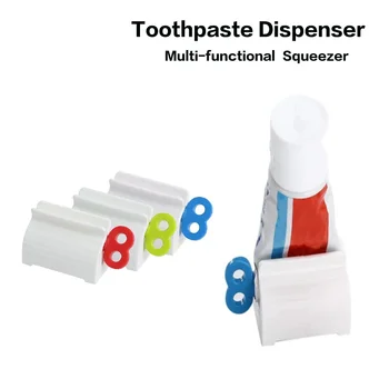 Dispositivo per spremere dentifricio Dispenser multifunzionale Clip per detergente viso Strumenti manuali per tubi pigri Pressa Accessori per il bagno 1