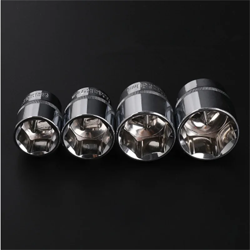 1pc 8MM 9MM 10MM 11 12 13 14 15 16 17 18 19 20 21 22 23 24 hexagon 1/2 short socket Wrench Head Sleeve Chrome vanadium alloy 5