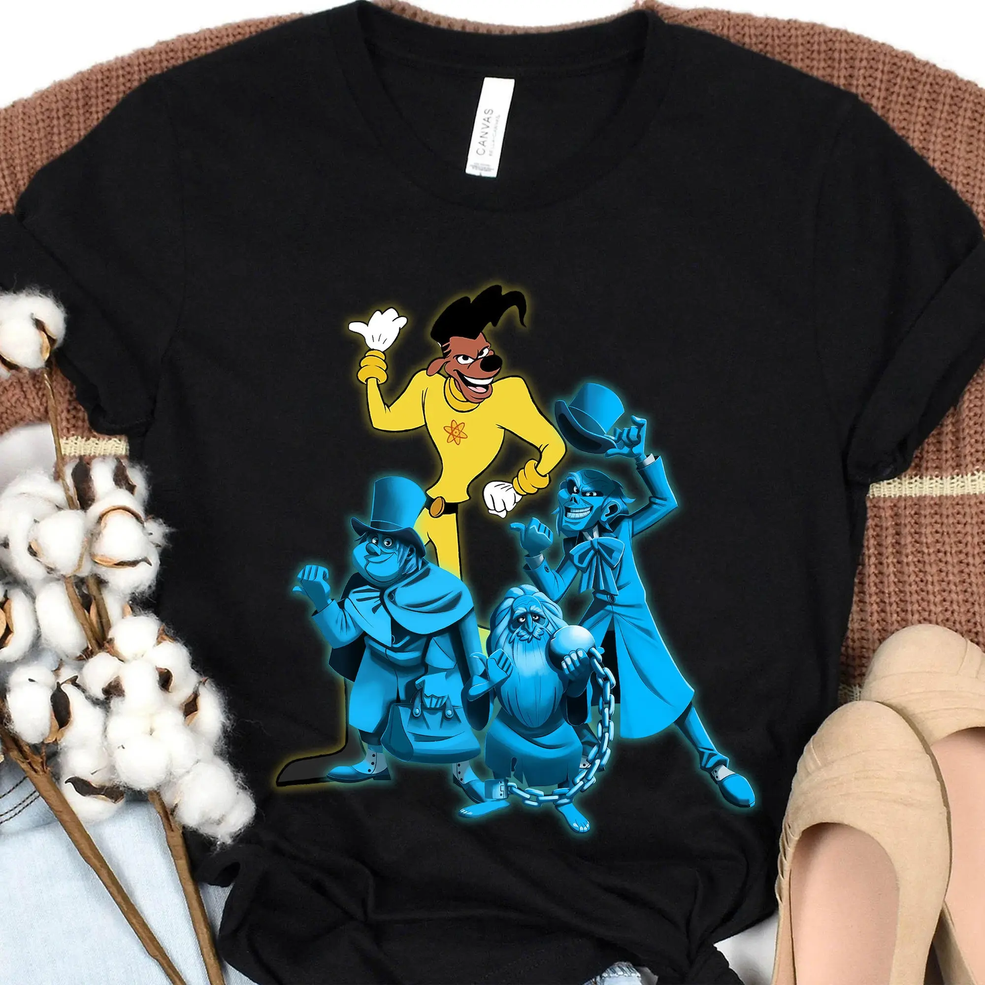 Vintage The Haunted Mansion Powerline Halloween T Shirt Three Hitchescursionismo Fantasmi Pazzi Mortali Wdw Matching Family