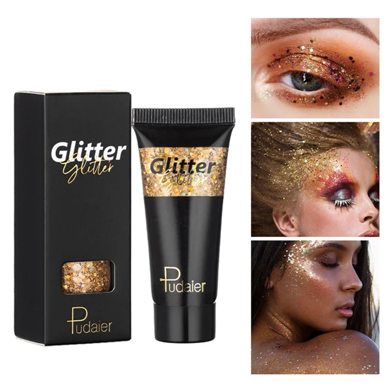 Body Glitter Gel Nail Hair Face Flash Eye Loose Sequins Cream Diamond Jewels Rhinestones Makeup Decoration Party Festival 1pc 2