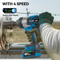 ONEVAN 3500N.M clé à chocs électrique sans brosse 3/4 pouces clé à couple élevé sans fil outil électrique pour Makita 18V broche de batterie 3
