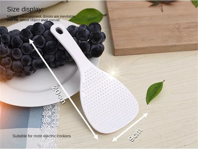 Cuillère à Riz,Rouge--Cuillère à Riz Antiadhésive En Silicone Coloré