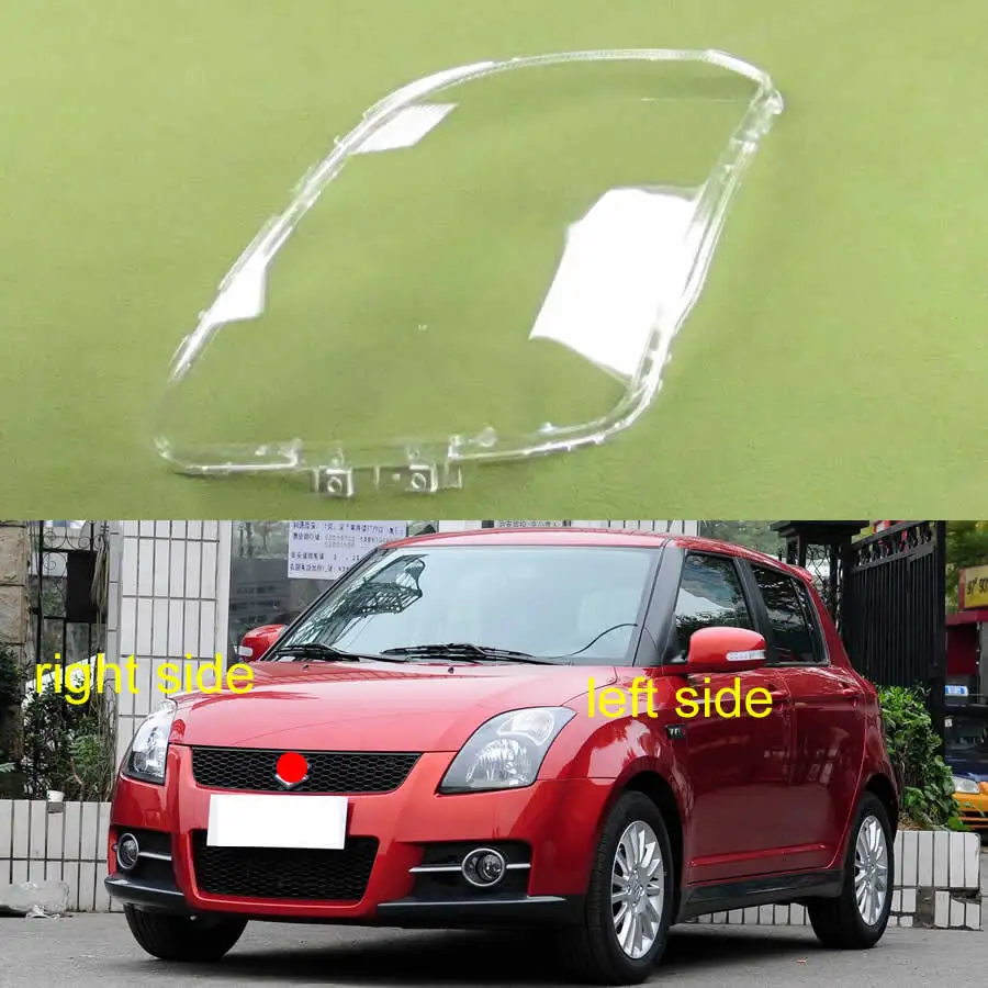 For Suzuki Swift 2005 2016 Headlamp Cover Headlight Shade Transparent Lampshade Lamp Shell