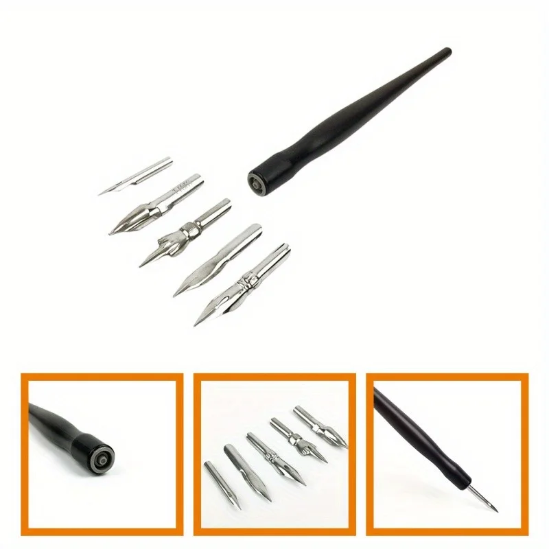 1 Set Convenient Accent Color Panel Liner Leaking Pen Permeation Pen
