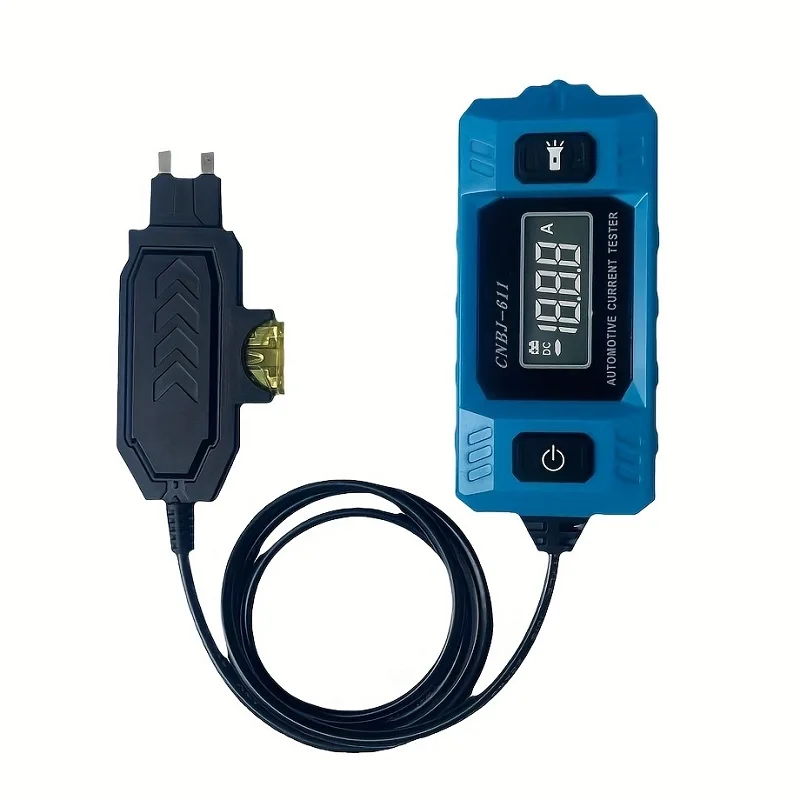 Automotive Fuse Current Tester LCD Display Car Circuit Tester High Precision Blade Fuse Circuit Measurement Fault Test Tool