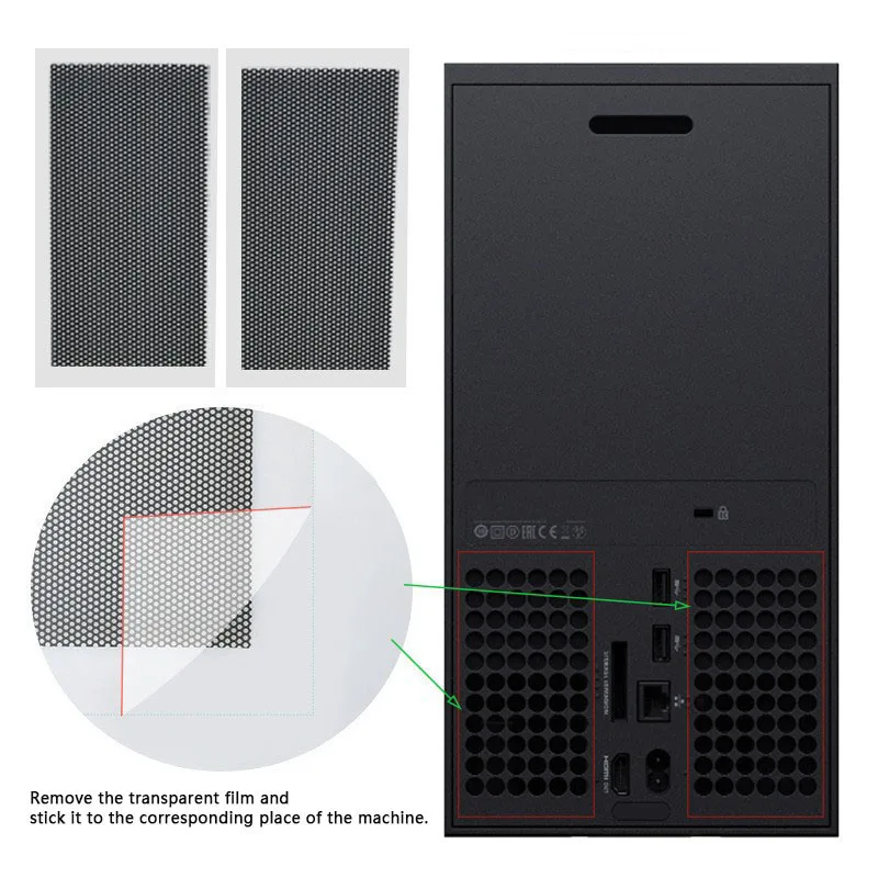 غطاء مرشح مضاد للغبار لسلسلة Xbox X غطاء Thumbstic...