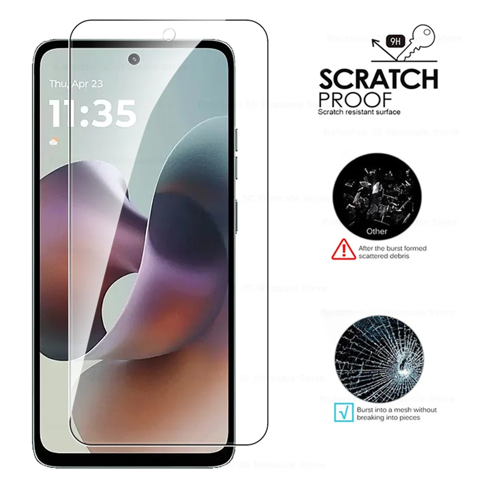 4-Pack Tempered Glass Screen Protector - Case Friendly Protective Film
