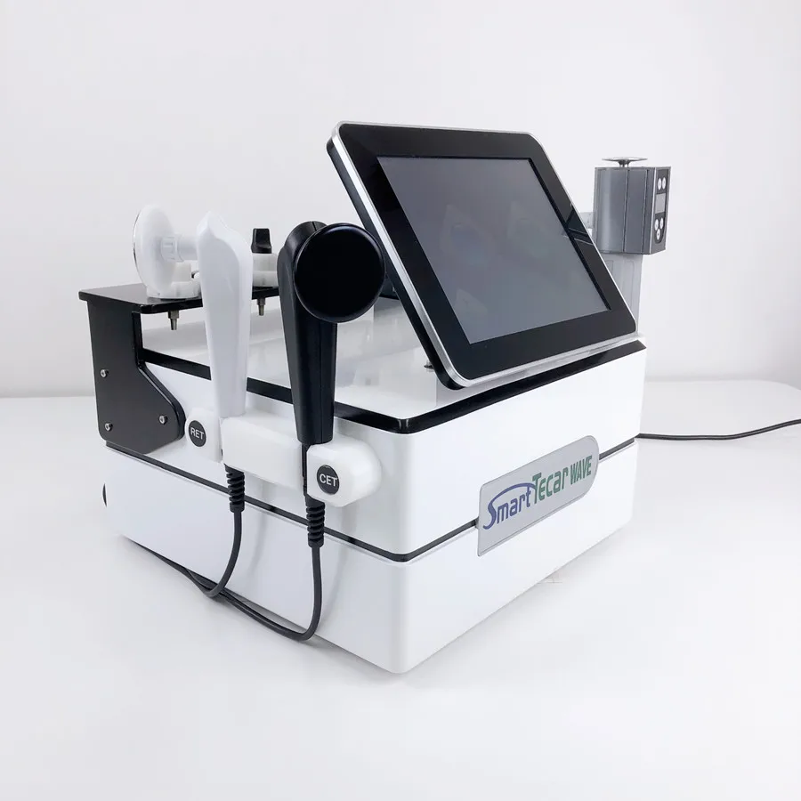 Smart Tecar Wave Trasferimento Di Energia Capactive E Resistivo Diathermy Cet / Ret / Ems Combina Apparecchiature Per Fisioterapia Ad Onde D'Urto
