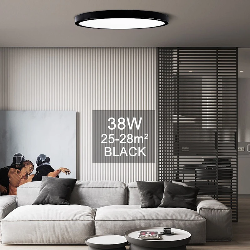 0.9inch Ultra-thin Ceiling lamp Smart APP/Remote Control LED Ceiling lights for Room Dimmable Panel light for Living Room Kichen led ceiling light,ceiling light